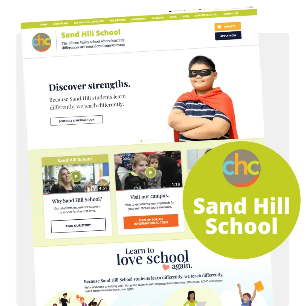 Web Design, Local SEO & Strategic Brand Positioning for Sand Hill School