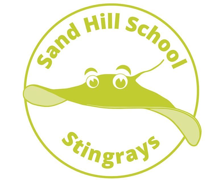 Sand Hill School Stingrays custom mascot illustration