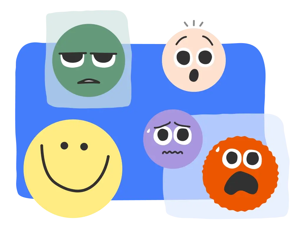Dr. Jill Thurber Therapy blog branding with custom illustration emojis