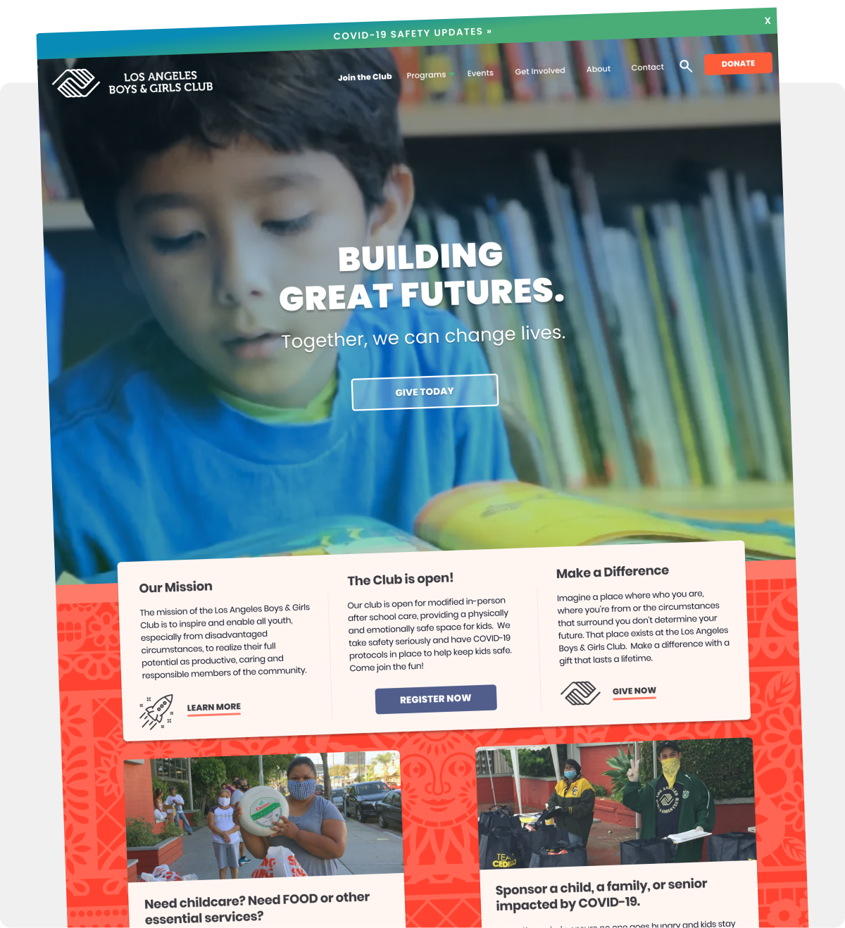 Los Angeles Boys and Girls Club Website