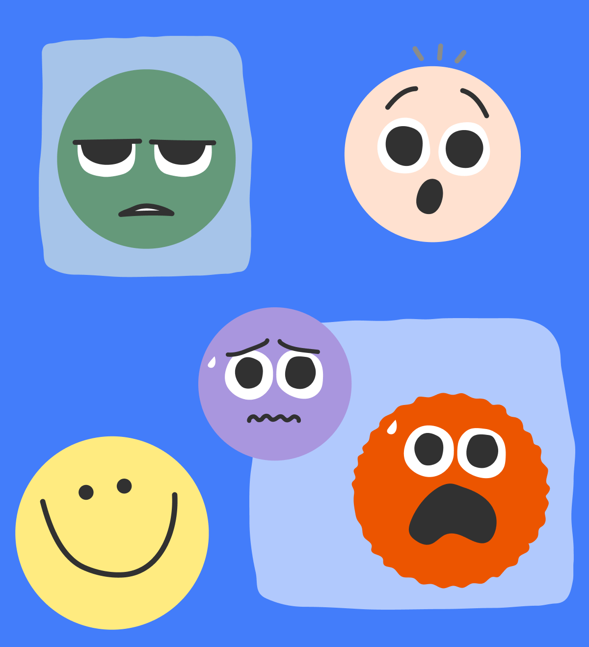 Dr. Jill Thurber Therapy blog branding with custom illustration emojis